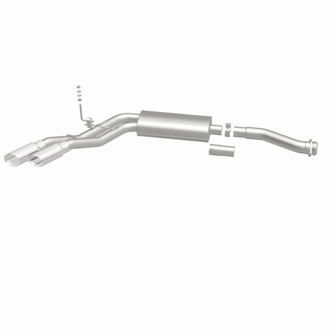 MagnaFlow 11-13 Ford F-150 Pickup Dual Same Side Before P/S Rear Tire Stainless CatBack Perf Exhaust - 15101