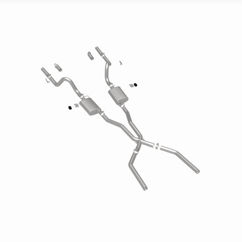 MagnaFlow SYS Cat-Back 67-70 Mustang 2.50inch w/Tru-X - 15816