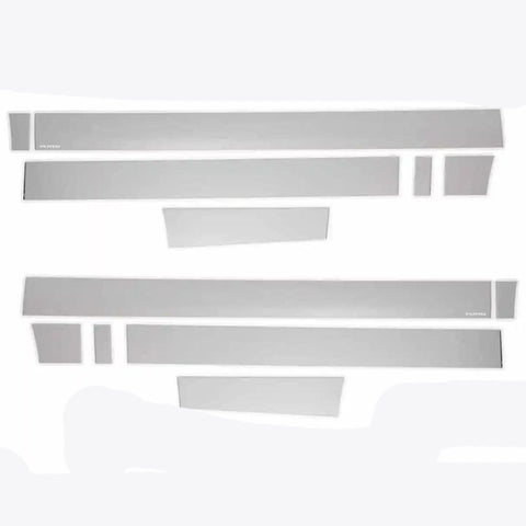 Putco 99-10 Ford SuperDuty Super Cab 6.5 ft Short Box - 8in Wide - 12pcs SS Rocker Panels - 9751414