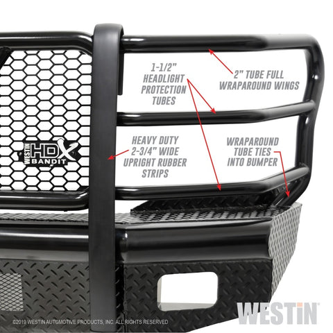 Westin/HDX Bandit 18-20 Ford F-150 (Excl. EcoBoost) Front Bumper - Black - 58-31105