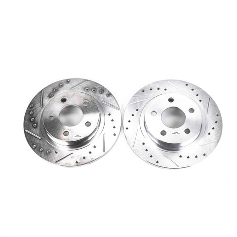 Power Stop 03-05 Buick Park Avenue Rear Evolution Drilled & Slotted Rotors - Pair - AR8264XPR
