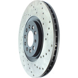 StopTech 00-06 Audi TT Quattro / 03/04-12/04 VW Jetta Left Front Drilled CRYO-STOP Rotor - 128.33062CL
