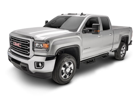 N-Fab Podium LG 17-18 Chevy/GMC 2500/3500 Crew Cab All Beds - Tex Black - 3in - HPC1775CC-TX