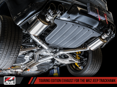 AWE Tuning 2020 Jeep Grand Cherokee SRT/Trackhawk Touring Edition Exhaust - Use w/Stock Tips - 3015-31017