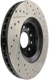 StopTech 05-06 Audi A4 Quattro/ 02-04 A6 Quattro / 99-02 S4 Front Right Slotted & Drilled Rotor - 127.33096R