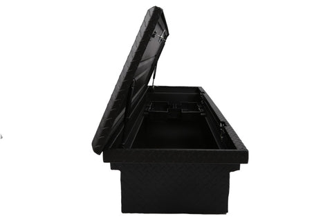 Deezee Universal Tool Box - Red Crossover - Single Lid Black BT (Low/Txt Blk) - DZ 8170LTB