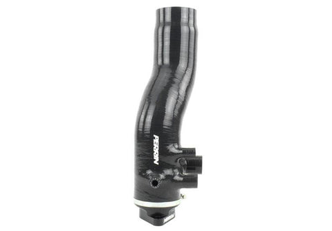 PERRIN 15-21 Subaru WRX / 14-18 Forester XT Turbo Inlet Hose 3in. w/ Turbo Adapter Flange - Black - PSP-INT-424BK