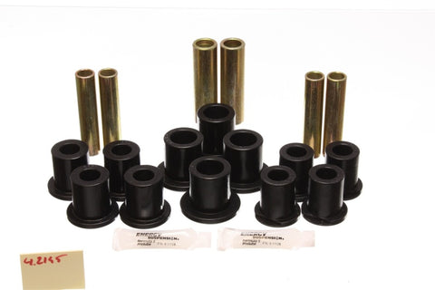 Energy Suspension Fd Rr Spring Bush Set Complete - Black - 4.2145G