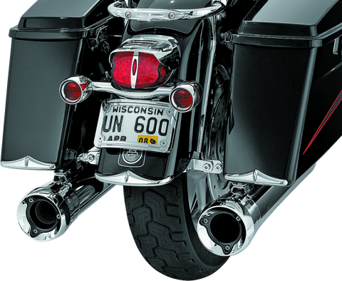 Kuryakyn Rear Fender Or Saddlebag Accent Tips Chrome (Pair) - 8640