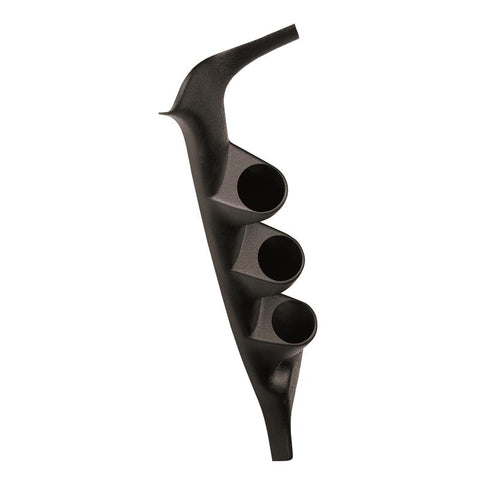 Autometer 92-97 Ford F Series (exc 97 F-150) Triple Pillar - Black - 17303