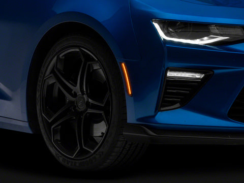 Raxiom 16-23 Chevrolet Camaro Axial Series LED Front and Rear Side Markers- Smoked - CC2934
