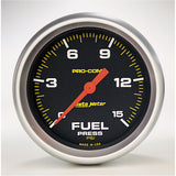 Autometer Pro-Comp Digital Stepper Motor 2-5/8in 0-15 PSI Fuel Pressure Gauge - 5461