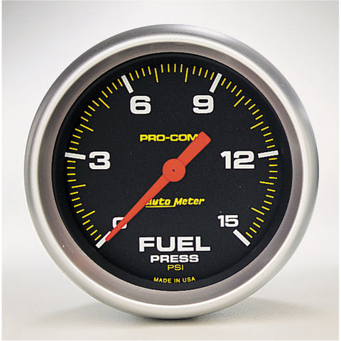 Autometer Pro-Comp Digital Stepper Motor 2-5/8in 0-15 PSI Fuel Pressure Gauge - 5461