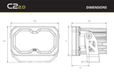 Diode Dynamics Stage Series 2 In Roll Bar Reverse Light Kit SSC2 Pro (Pair) - DD7668