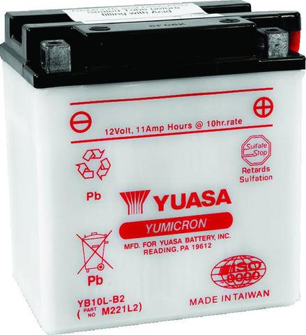 Yuasa YB10L-B2 Yumicron 12-Volt Battery - YUAM221L2