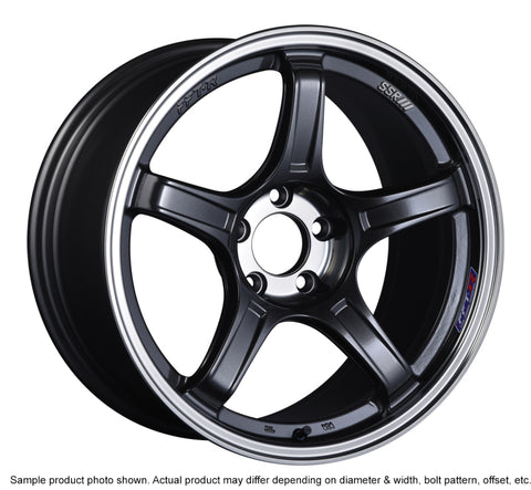SSR GTX03 18x9.5 5x114.3 12mm Offset Black Graphite Wheel - XC18950+1205GGM