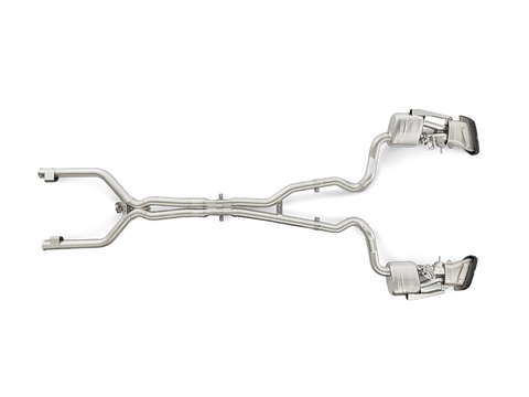 Akrapovic 15-17 AMG C63 Estate Evolution Line Cat Back (Titanium) w/ Carbon Tips (Req. Link Pipe) - MTP-ME/T/2H/1