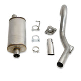 JBA 00-06 Jeep Wrangler TJ 2.5L/4.0L 304SS Single Rear Exit Cat-Back Exhaust - 30-1501