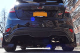 Rally Armor 13-19 Ford Fiesta ST Black UR Mud Flap w/White Logo - MF29-UR-BLK/WH