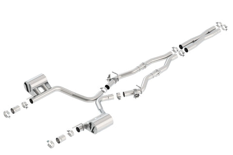 Borla 16-17 Dodge Challenger R/T 5.7L MT/AT ATAK Catback Exhaust (w/MDS Valves ONLY) - 140714