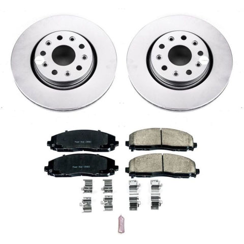 Power Stop 18-19 Jeep Wrangler Front Z17 Evolution Geomet Coated Brake Kit - CRK7940