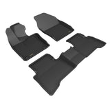 3D MAXpider 2023 Toyota Prius Kagu Black Floor Mat - Row 1/2 - L1TY30501509