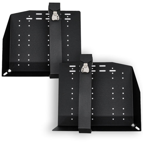 Go Rhino XVenture Gear Hard Case Mount Long 44in. (Mount ONLY for XRS/SRM Racks) - Tex. Blk - XG451607M