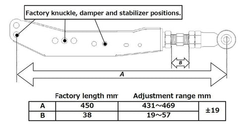 RS-R 13+ Scion FR-S / Subaru BRZ Rear Lower Control Arms - RLAT065