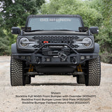 Go Rhino 07-20 Jeep Wrangler JL/JLU/JK/JKU/Gladiator JT Rockline Bumper Fairlead Mount Plate - 332000T