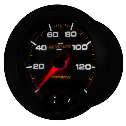 Autometer Ultra-Lite II 3-3/8in 0-140MPH In-Dash Electronic GPS Programmable Speedometer - 4980