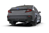 Rally Armor 22-26 Subaru WRX Black UR Mud Flap - Metallic Black Logo - MF92-UR-BLK/MBK