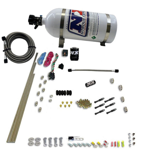 Nitrous Express 6-Cyl Dry Direct Port Nitrous System 15lb Bottle - 93066-15