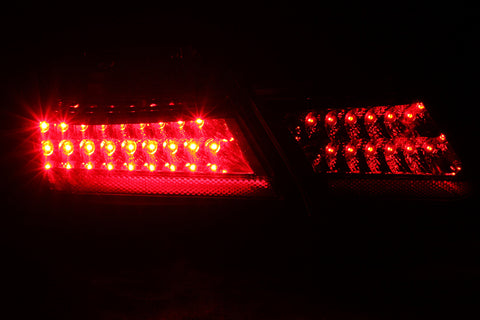 ANZO 2007-2009 Toyota Camry LED Taillights Black - 321163