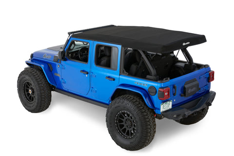 Bestop 18-26 Jeep Wrangler JL 4-Door Supertop (Premium Black Twill) - 54726-17