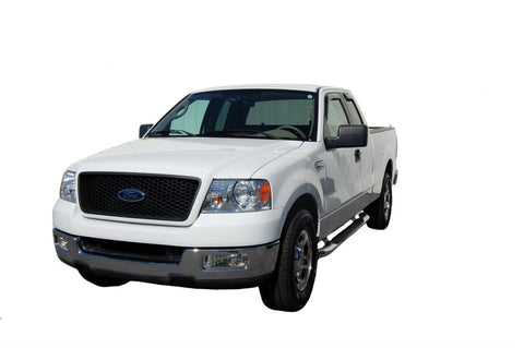 AVS 04-14 Ford F-150 Supercab Ventvisor In-Channel Front & Rear Window Deflectors 4pc - Smoke - 194738