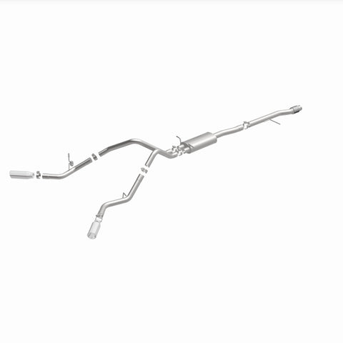 Magnaflow 14 Chev Silverado V8 5.3L CC/EC Cab Dual Split Behind Rear Tires Exit SS Cat Back Perf Exh - 15269