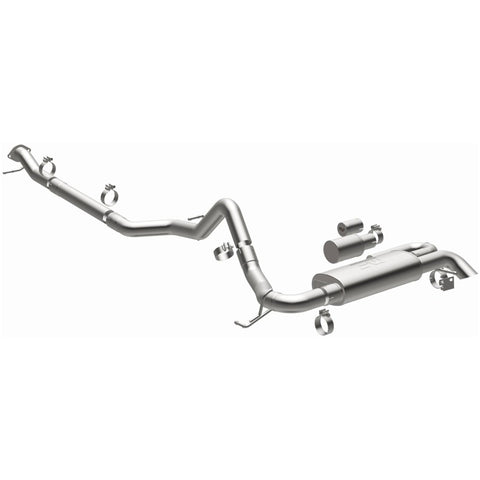 MagnaFlow 2021 Ford Bronco Overland Series Cat-Back Exhaust w/ Single Straight Driver Exit- No Tip - 19559