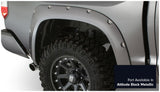 Bushwacker 16-18 Toyota Tundra Fleetside Pocket Style Flares 4pc - Midnight Black - 30918-43
