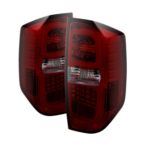 Spyder Toyota Tundra 2014-2016 Light Bar LED Tail Lights Red Smoke ALT-YD-TTU14-LED-RS - 5080189