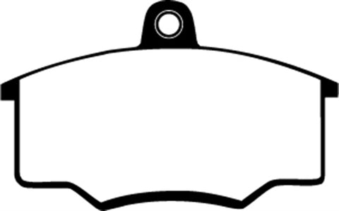 EBC 80-82 Audi 4000 1.6 Redstuff Front Brake Pads - DP3310C