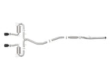 aFe Takeda 3in 304 SS Cat-Back Exhaust System w/Black Tips 17-20 Honda Civic Sport L4-1.5L (t) - 49-36624-B