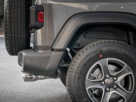aFe Rebel Series 2.5in 409 SS Cat-Back Exhaust w/ Polished Tips 18-19 Jeep Wrangler (JL) V6 3.6L - 49-48076-P