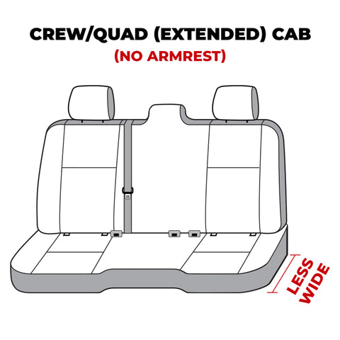Covercraft 19-24 Dodge Ram Polycotton SeatSaver Custom Second Row Seat Covers - Grey - SS7527PCGY