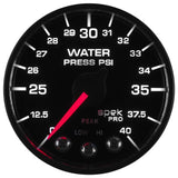 Autometer Spek-Pro - Nascar 2-1/16in Water Press 0- 40 psi Bfb - P551328-N1