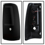 xTune Chevy Silverado 1500/2500/3500 99-02 Version 3 Tail Lights Black Smoke ALT-ON-CS99V3-LBLED-BSM - 9038778
