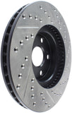 StopTech 03-08 Pontiac Vibe / 05-09 Scion tc Right Front Slotted & Drilled Rotor - 127.44114R