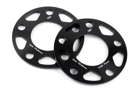 Dinan Wheel Spacers - 5x120 - 72.6mm CB - 7mm Thick (Set of 2) - D210-2037