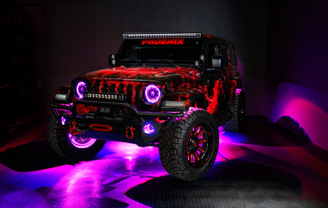 Oracle Bluetooth + RF Underbody Rock Light Kit - 4 PCS - ColorSHIFT - 5818-333
