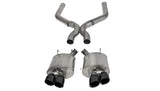 Corsa 2013-2014 Ford Mustang Shelby GT500 5.8L V8 Black Sport Axle-Back + XO Exhaust - 14323BLK