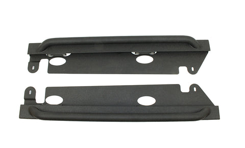 Fishbone Offroad 07-18 Jeep Wrangler JK 2 Door Rubicon Steel Rock Slider - Black Textured Powdercoat - FB23010